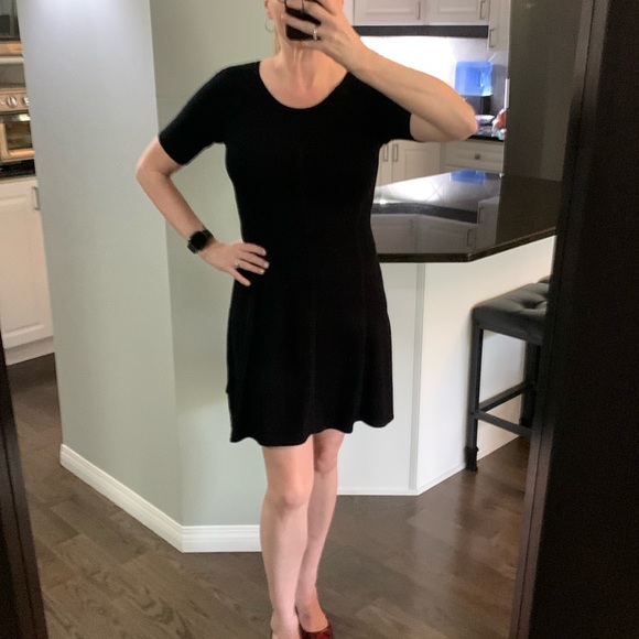 Aritzia Babaton Knit Fit & Flare Dress - Picture 1 of 9